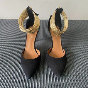 SOLD - Aquazzura Hello Lover 75 Suede Pumps